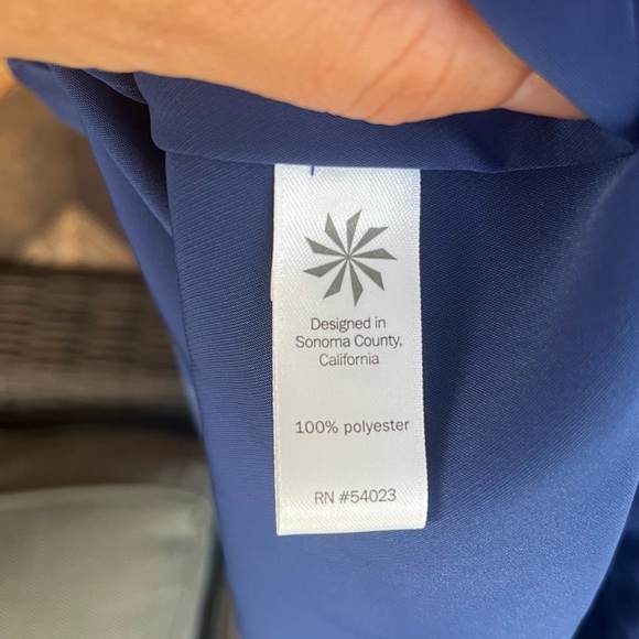 Athleta The Getaway Layered Dress Blue Sleeveless Mini Sporty Womens XXS - Picture 4 of 7